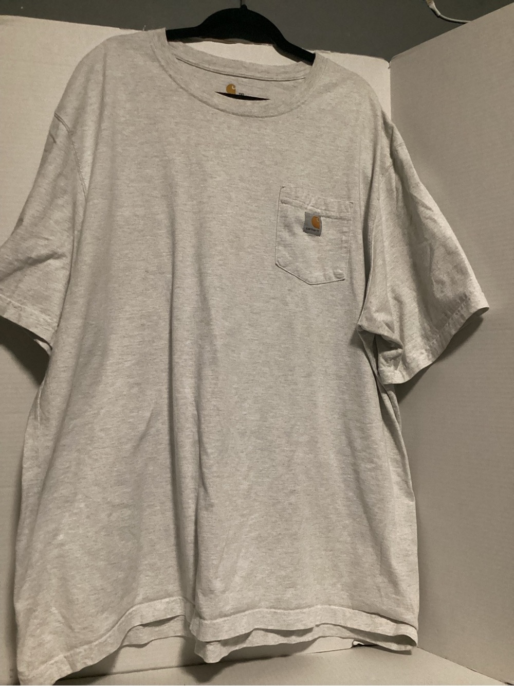 Carhartt Light Gray Short-Sleeve Pocket Tee 3XL